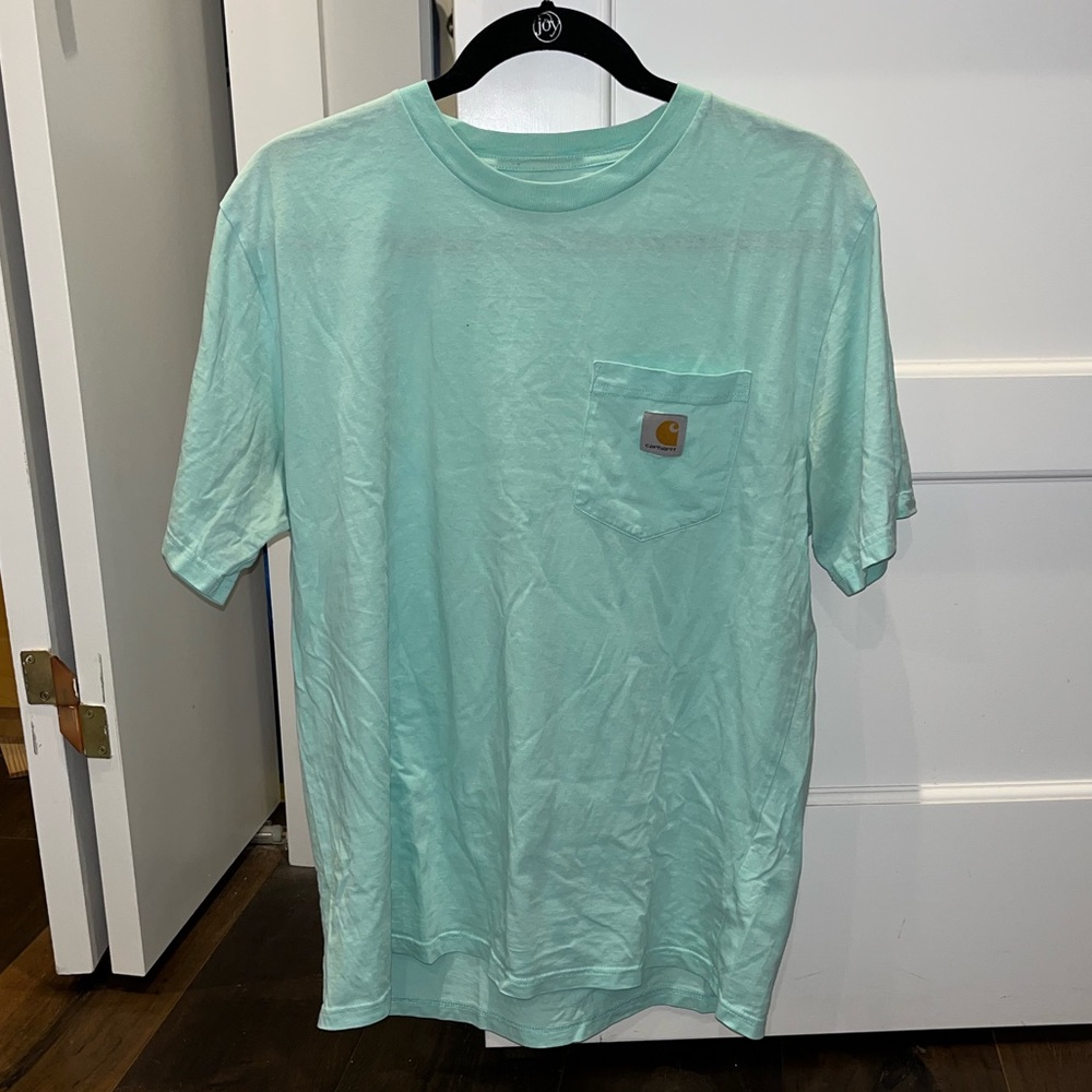 Mens Blue Carhartt Tee